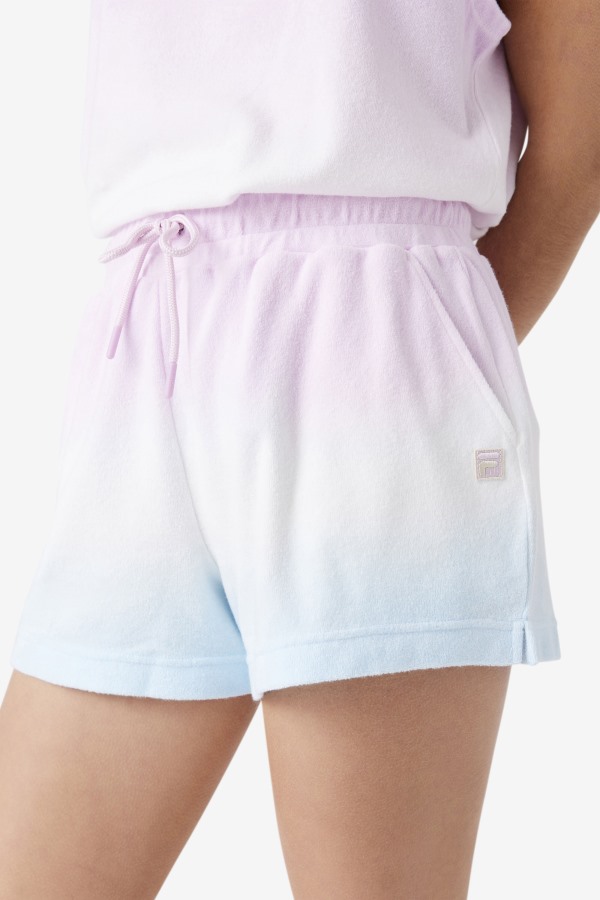 Gretta Short Fila Outlets Orchid/Blue/Tender Peach