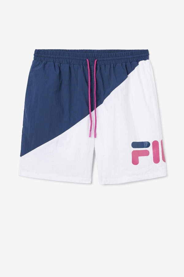 Fila Outlets Navy/White/Purple Ama Swim Short