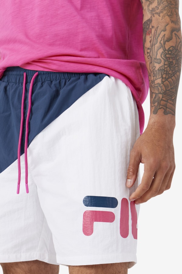 Fila Outlets Navy/White/Purple Ama Swim Short