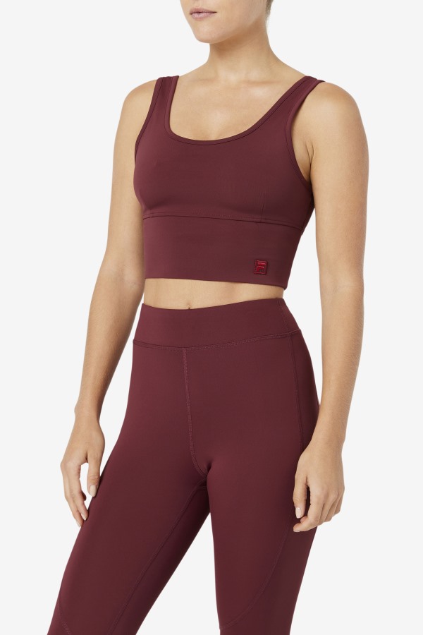 Fila Outlets Kora Bra Top Tawny Port