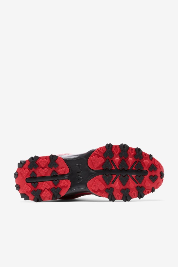 Men\'s Oakmont Tr Mid Fila Outlets Red/Black/Metallic Silver