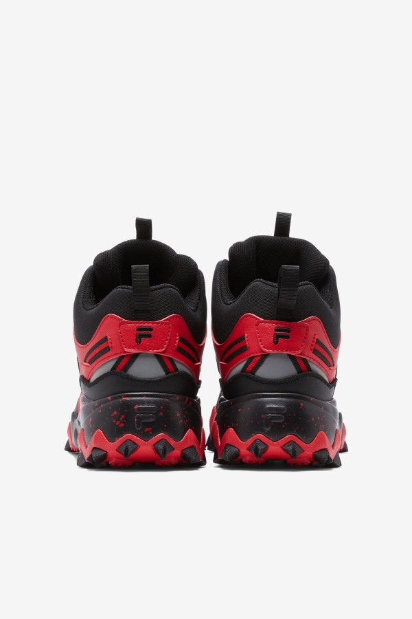 Men\'s Oakmont Tr Mid Fila Outlets Red/Black/Metallic Silver