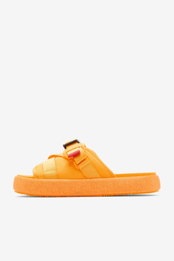 Saffron/Red Fila Outlets Men\'s Atlas Slide