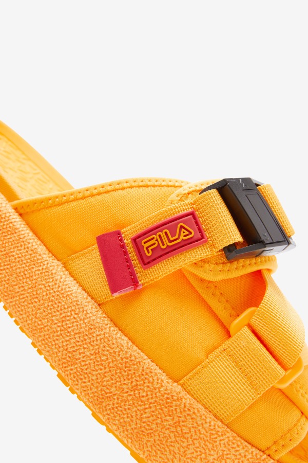 Saffron/Red Fila Outlets Men\'s Atlas Slide
