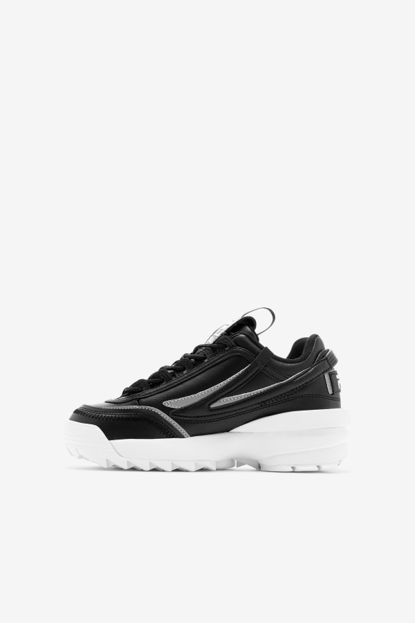 Black/White Little Kids\' Disruptor 2 EXP Fila Outlets