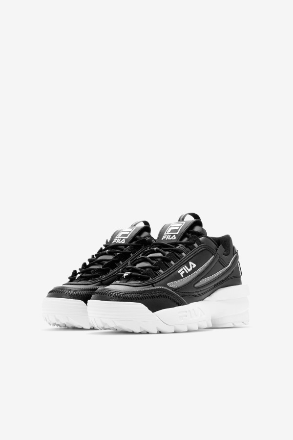 Black/White Little Kids\' Disruptor 2 EXP Fila Outlets