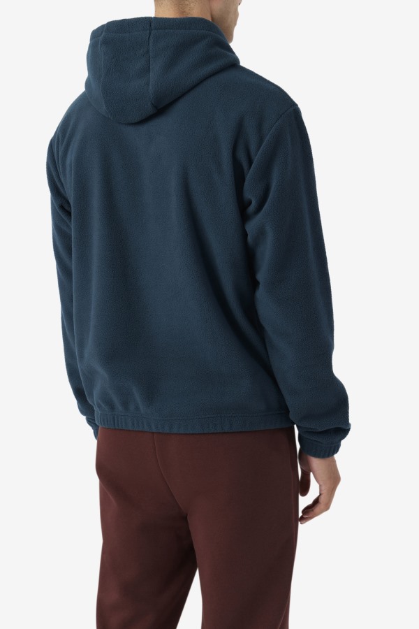 Finn Fleece Hoodie Fila Outlets Teal