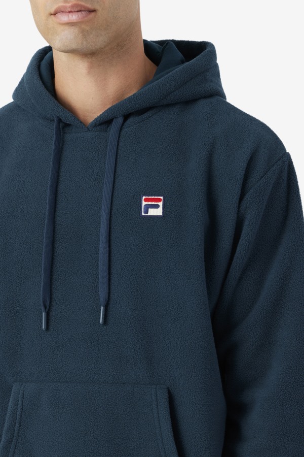 Finn Fleece Hoodie Fila Outlets Teal