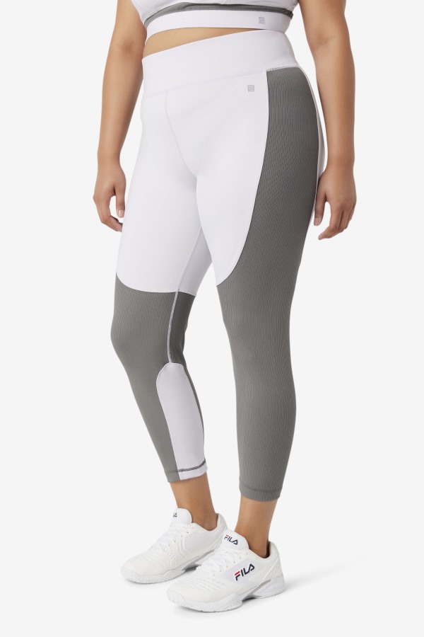 Fila Outlets Lavender Blue/Gargoyle Forza Textured Long Legging
