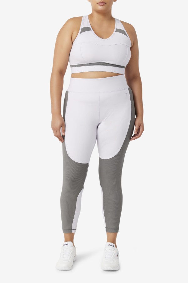 Fila Outlets Lavender Blue/Gargoyle Forza Textured Long Legging