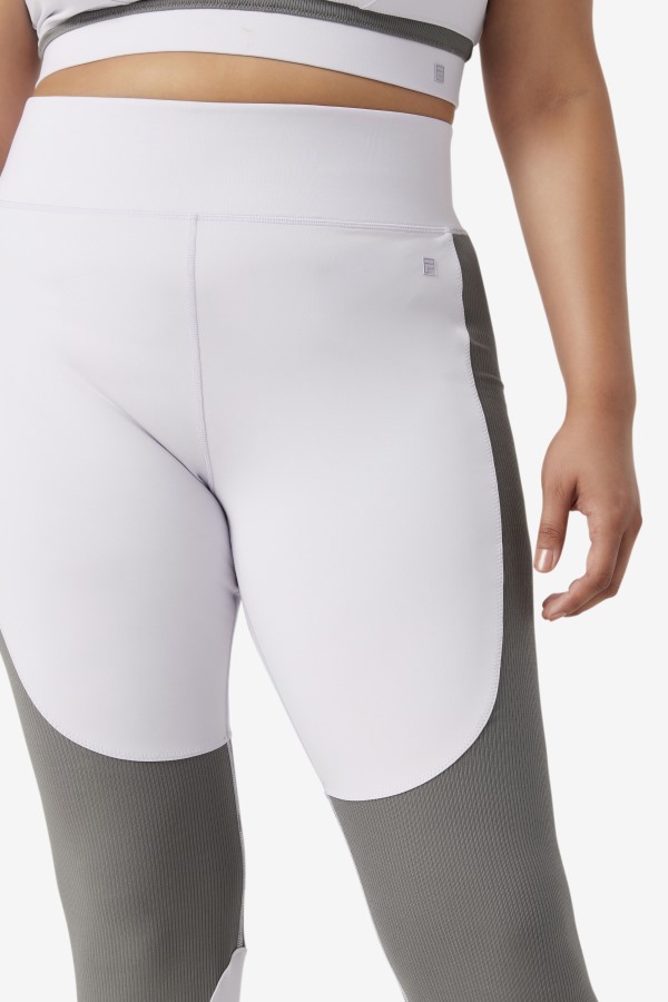 Fila Outlets Lavender Blue/Gargoyle Forza Textured Long Legging