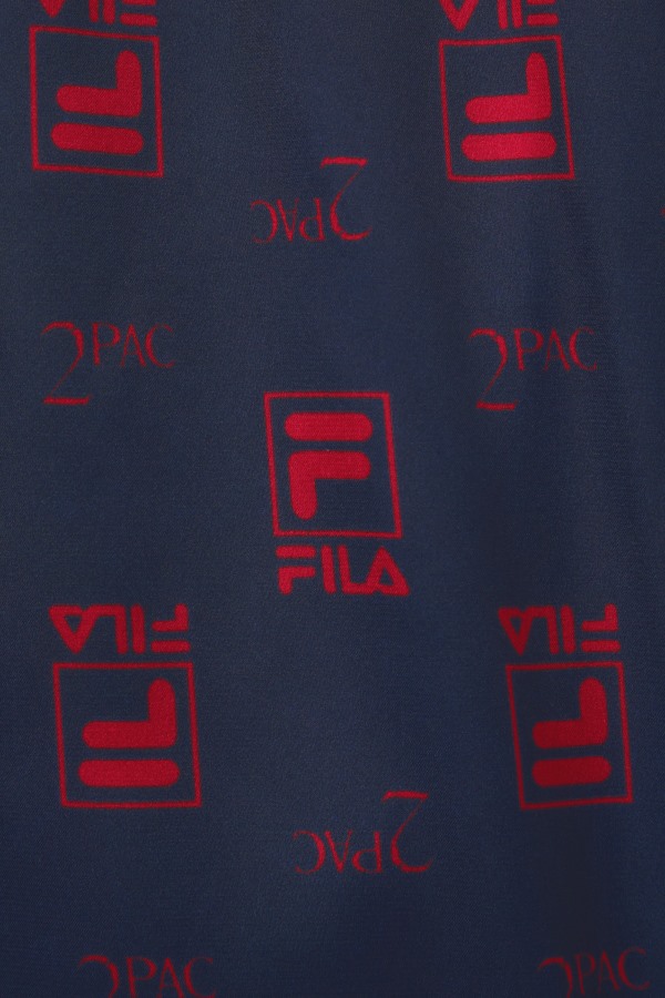 Navy/Red Fila Outlets 2Pac Logo Print Boxer