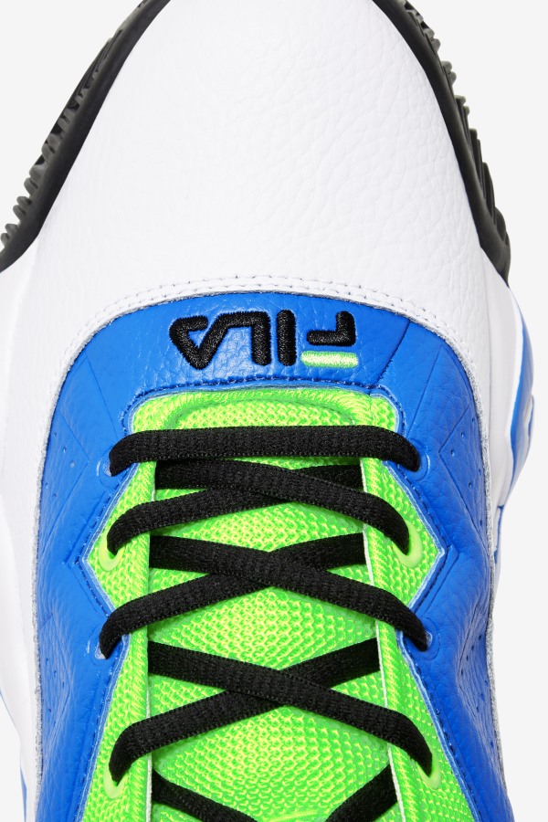 Men\'s MB White/Blue/Green Fila Outlets