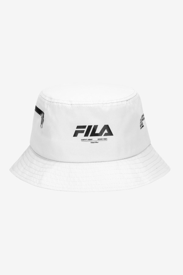 Ripstop Bucket Hat White Fila Outlets