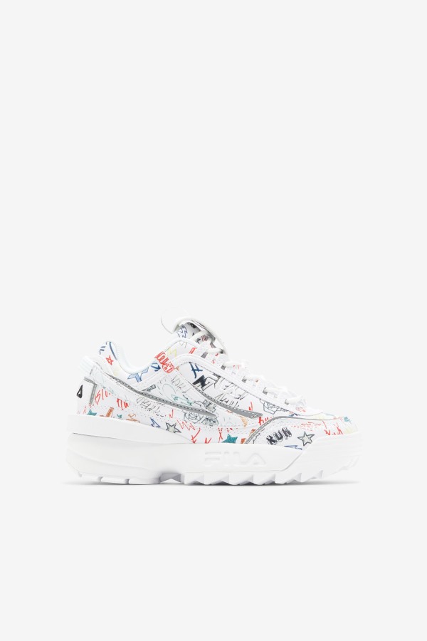 Little Kids' Disruptor 2 EXP Black/White/Multi Fila Outlets