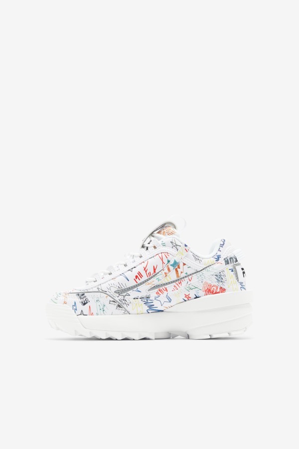 Little Kids\' Disruptor 2 EXP Black/White/Multi Fila Outlets