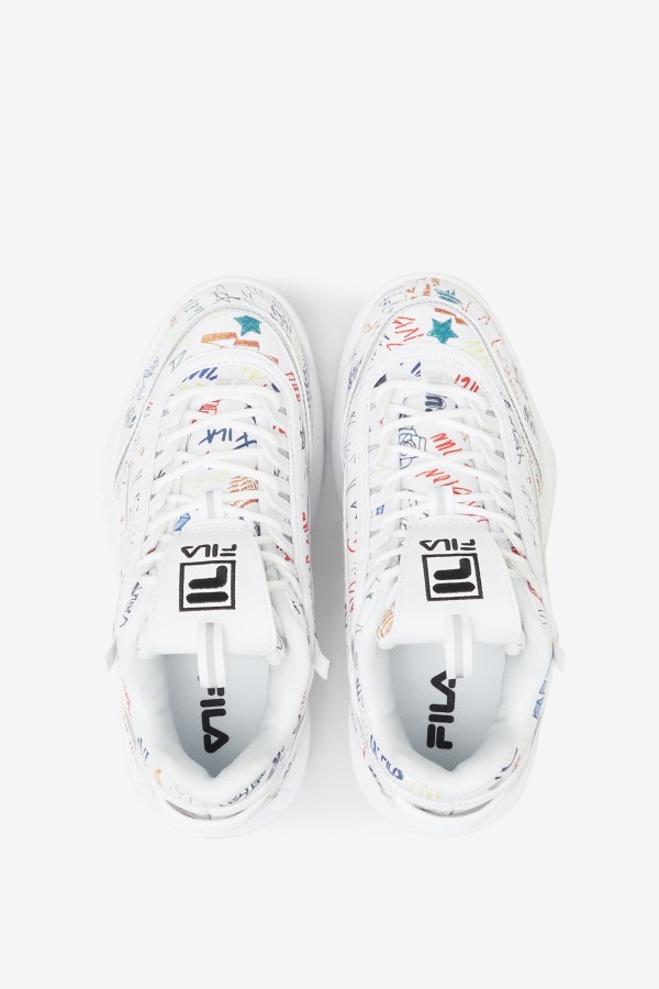 Little Kids\' Disruptor 2 EXP Black/White/Multi Fila Outlets