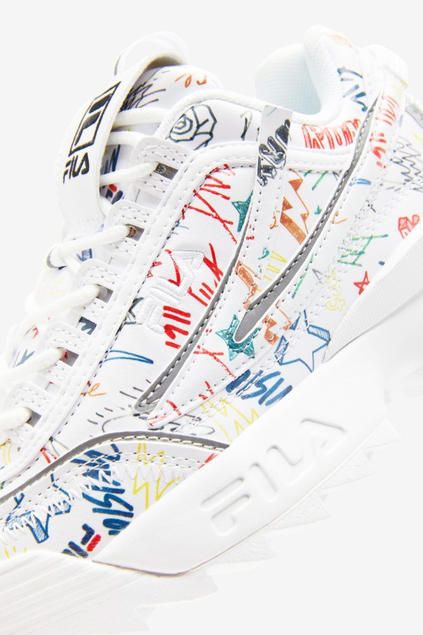 Little Kids\' Disruptor 2 EXP Black/White/Multi Fila Outlets
