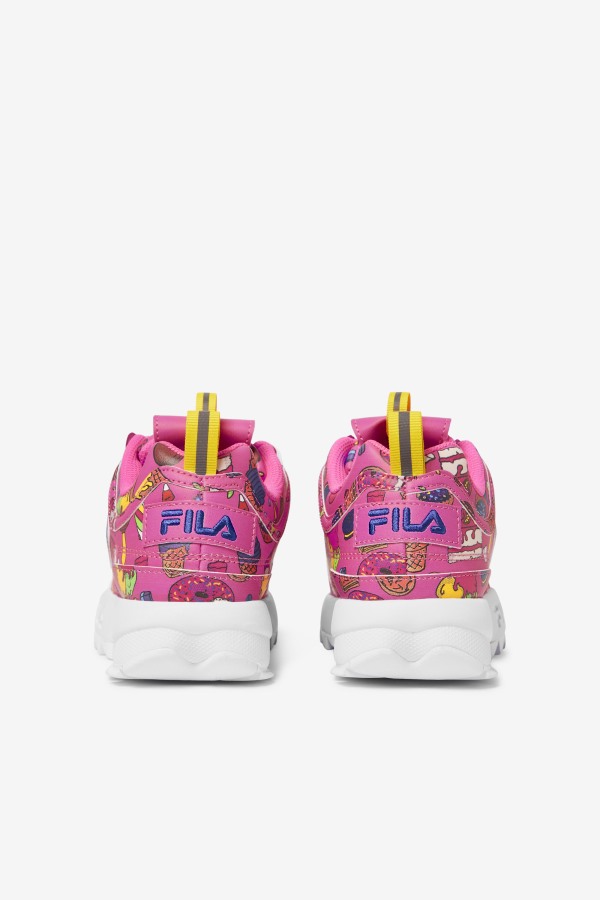 Big Kids\' Disruptor 2 Premium Sugar Plum/Purple/Lemon Fila Outlets