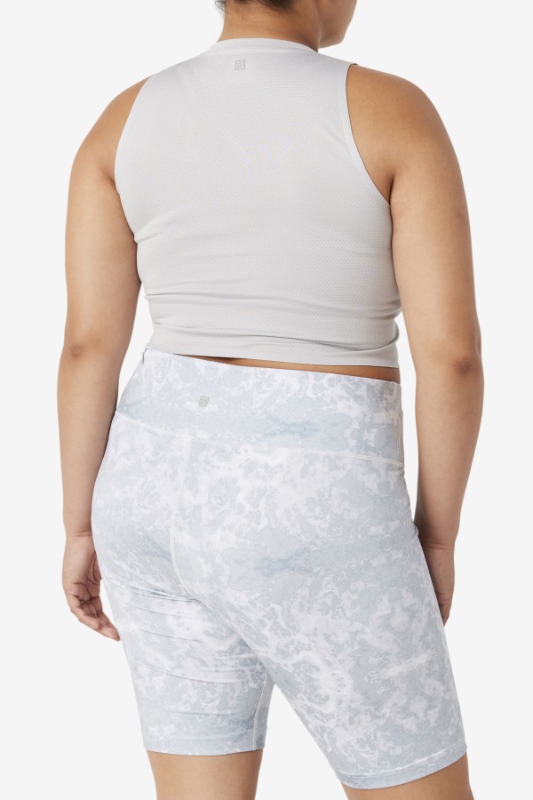 Fila Outlets Uplift Athletic Crop Top Highrise/White