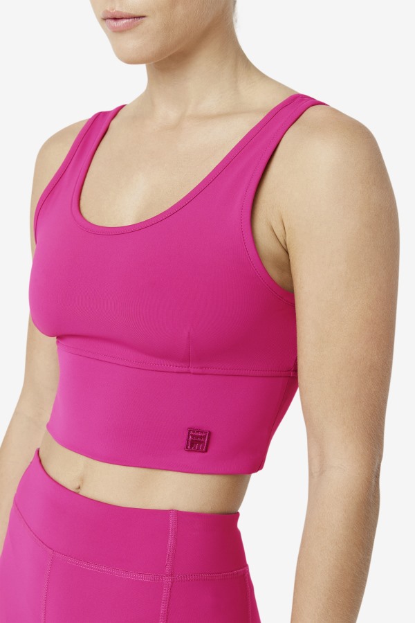 Fila Outlets Festival Fuschia Kora Bra Top