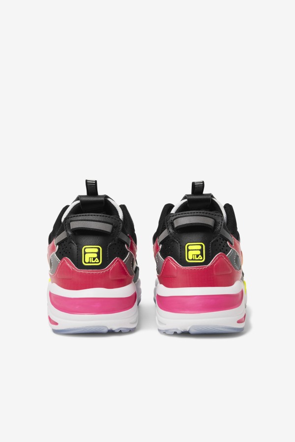 Fila Outlets Men\'s Ray Tracer Apex White/Black/Yellow