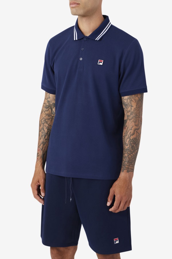 Navy Fila Outlets Jelen Polo