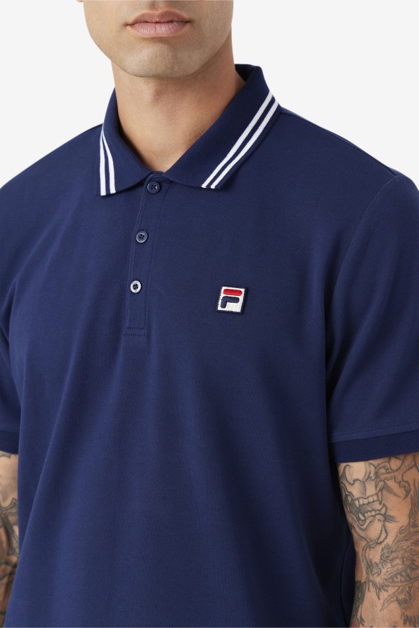 Navy Fila Outlets Jelen Polo