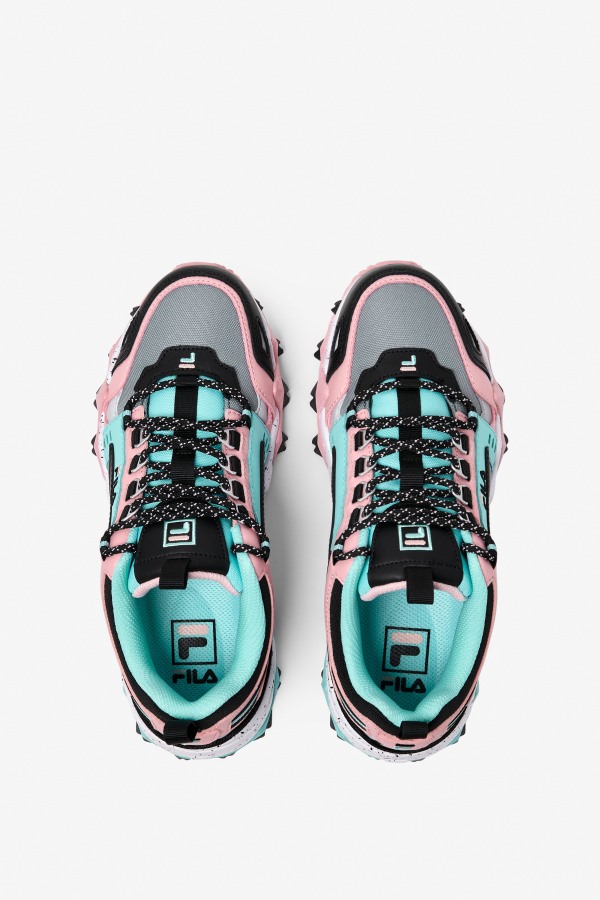 Fila Outlets Aruba Blue/Black/Coral Blush Women\'s Oakmont TR