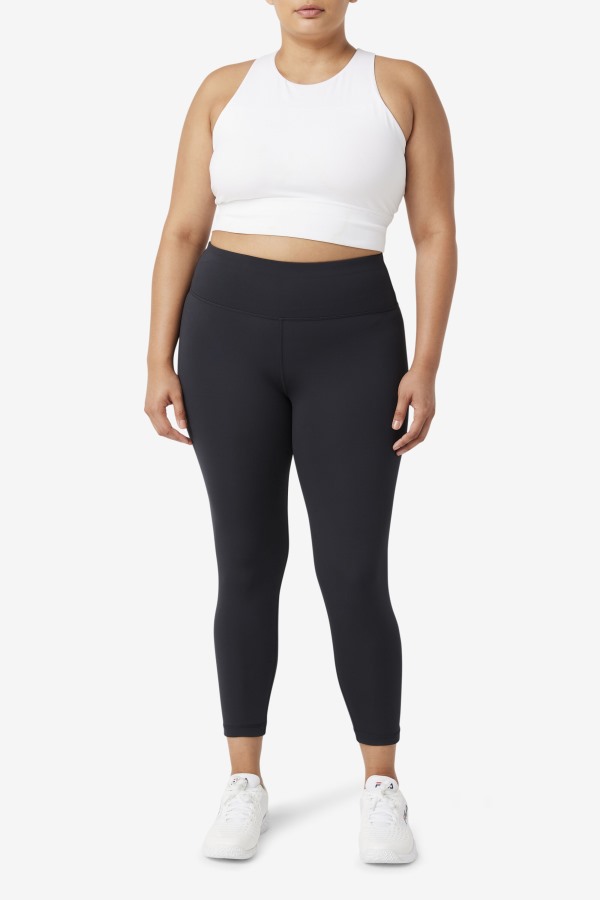 Fila Outlets White Uplift High Neck Sports Bra