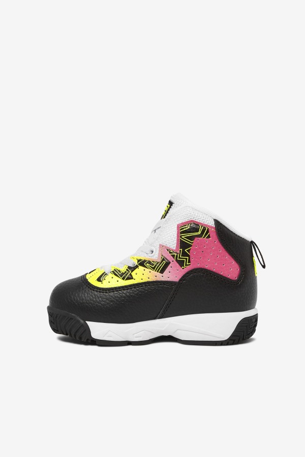 Black/Yellow/White Toddler\'s Mb Fila Outlets