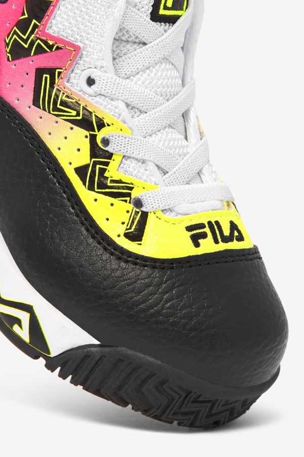 Black/Yellow/White Toddler\'s Mb Fila Outlets