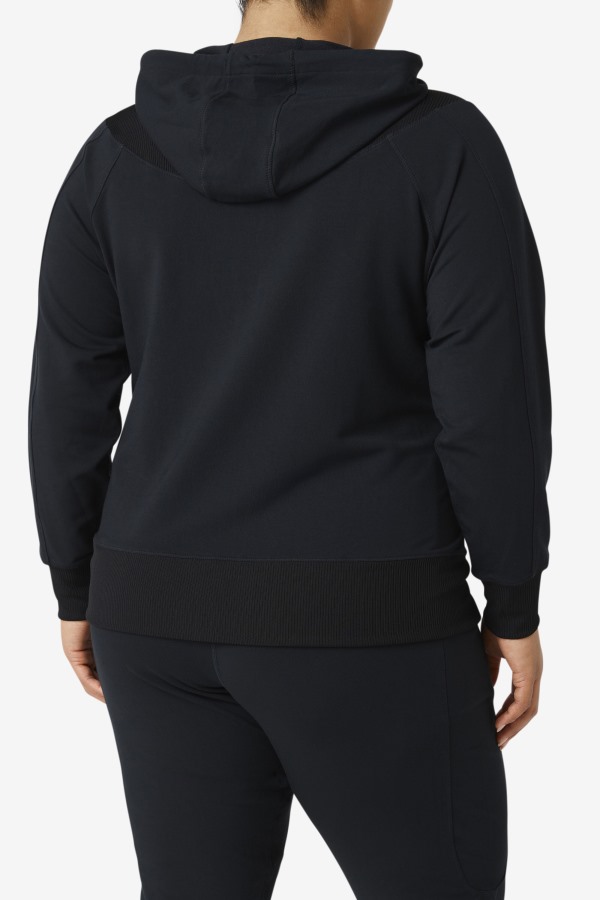 Fi-Lux Slim Full Zip Hoodie Fila Outlets Black