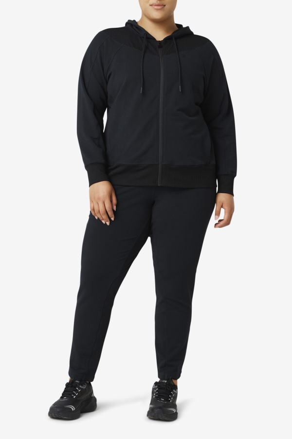 Fi-Lux Slim Full Zip Hoodie Fila Outlets Black