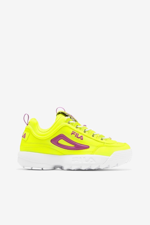 Women's Disruptor 2 Premium Yellow/Orchid Flower/White Fila Outlets