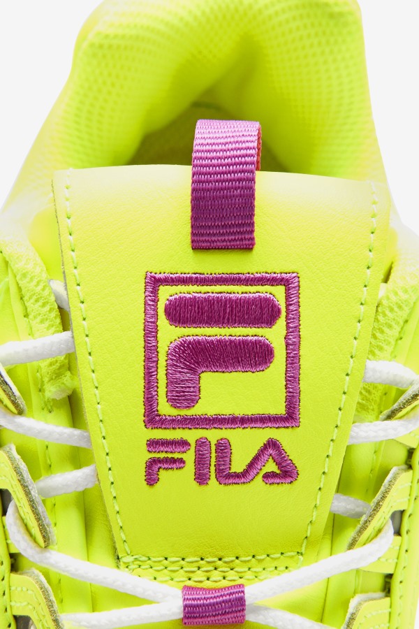Women\'s Disruptor 2 Premium Yellow/Orchid Flower/White Fila Outlets