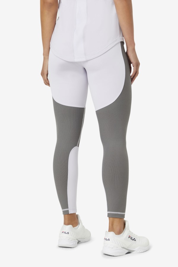 Lavender Blue/Gargoyle Forza Textured Long Legging Fila Outlets