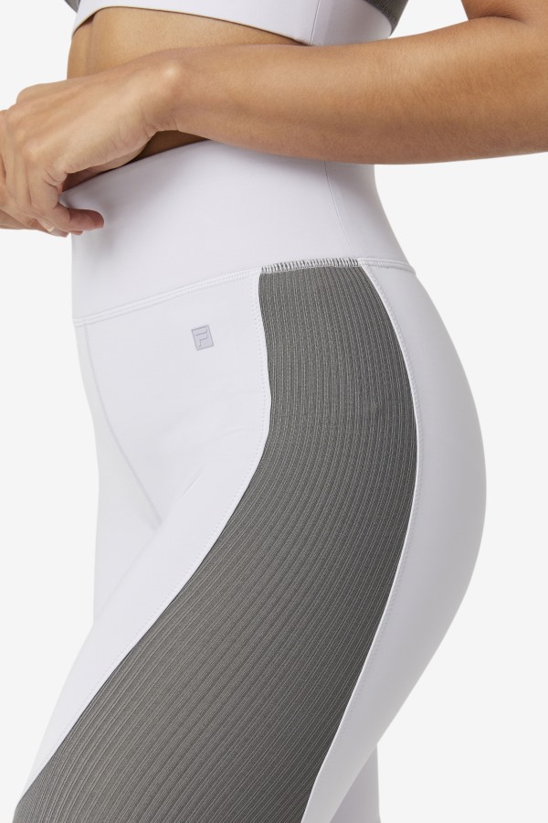 Lavender Blue/Gargoyle Forza Textured Long Legging Fila Outlets