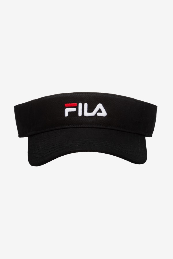 Black Fila Outlets Embroidered Visor