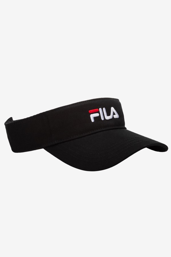 Black Fila Outlets Embroidered Visor
