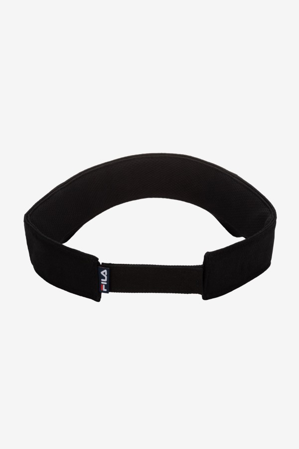 Black Fila Outlets Embroidered Visor