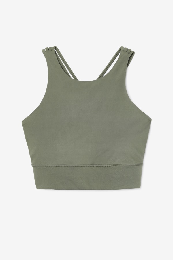 Fila Outlets Uplift High Neck Sports Bra Thyme