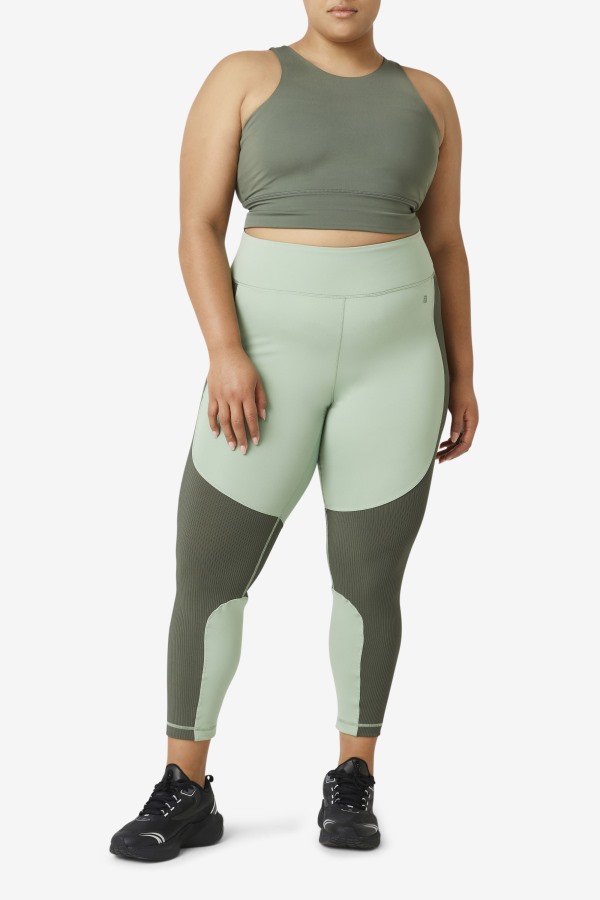 Fila Outlets Uplift High Neck Sports Bra Thyme