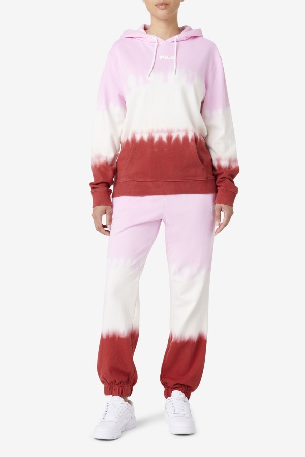 Fila Outlets Pirouette/White/Earth Red Raleigh Tie Dye Jogger