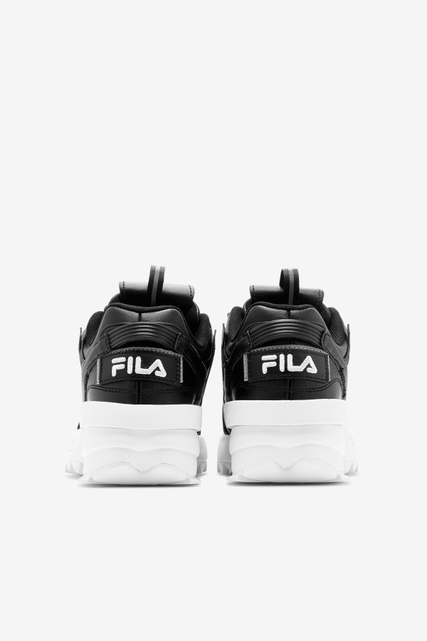 Black/White Big Kids\' Disruptor 2 EXP Fila Outlets