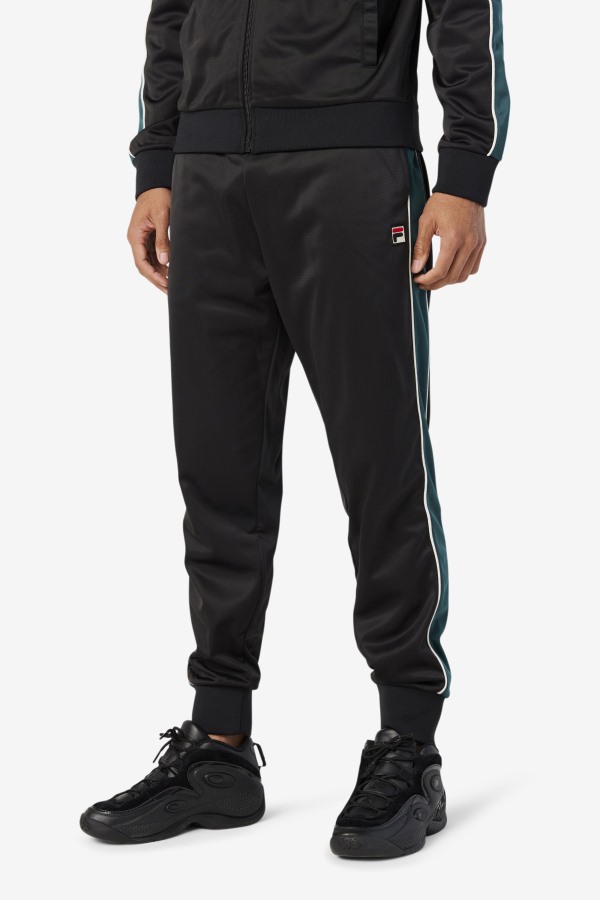 Black/June Bug/White Elijah Track Pant Fila Outlets