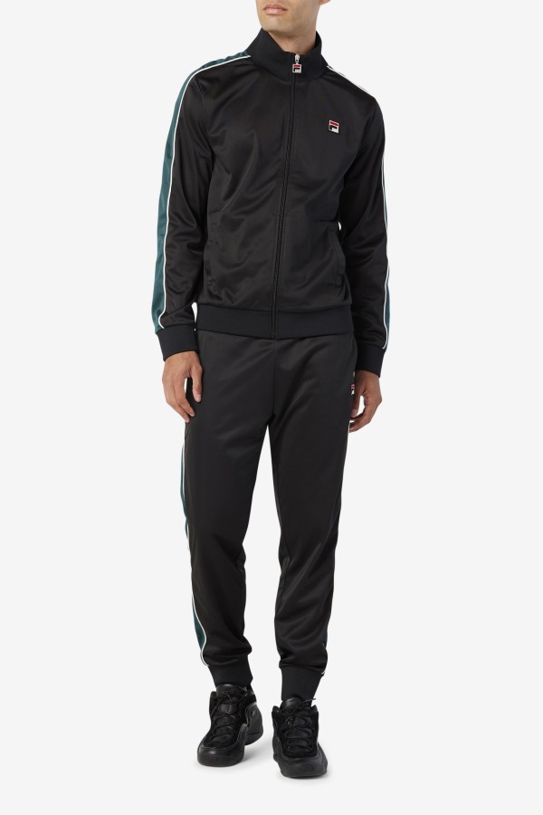 Black/June Bug/White Elijah Track Pant Fila Outlets