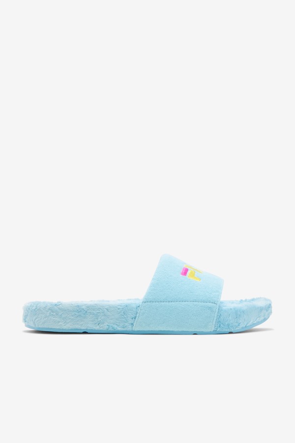 Petit Four/Purple/Yellow Terry Drifter Slide Fila Outlets