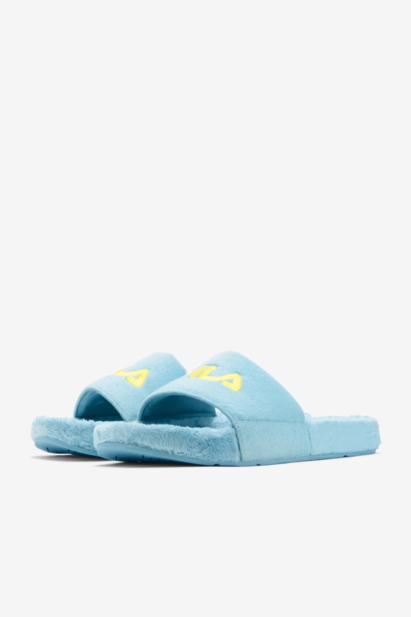 Petit Four/Purple/Yellow Terry Drifter Slide Fila Outlets