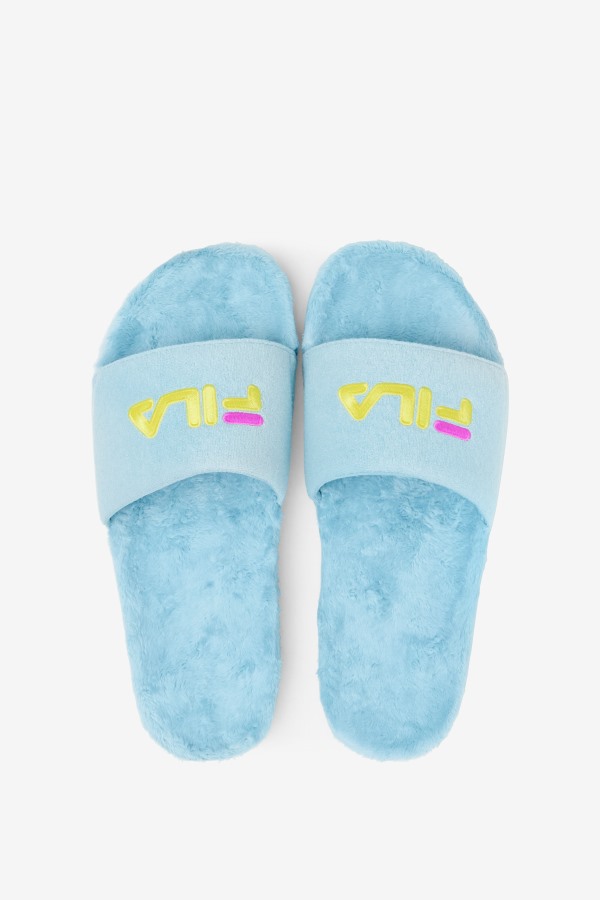 Petit Four/Purple/Yellow Terry Drifter Slide Fila Outlets